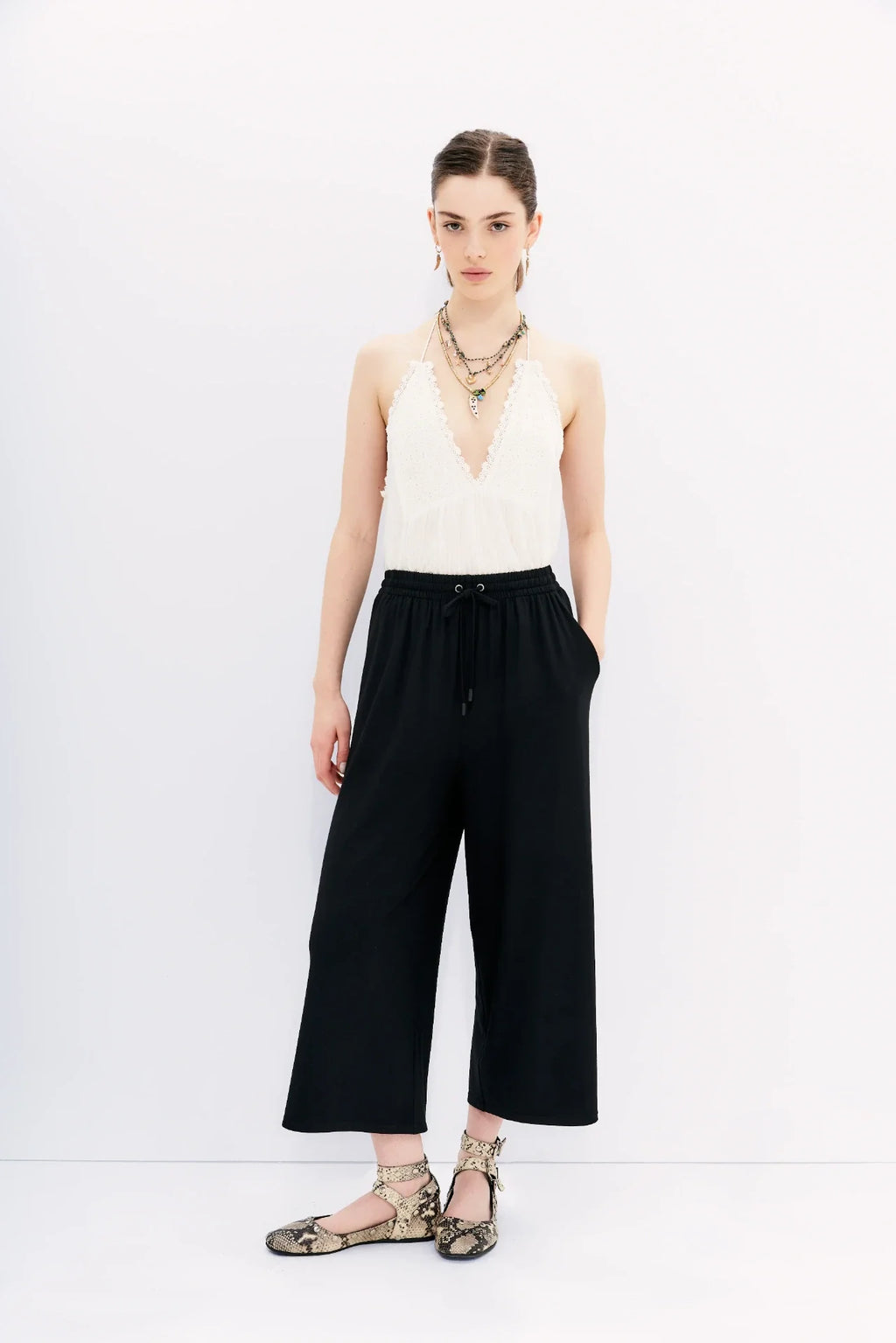PANTALON CROP FLAME