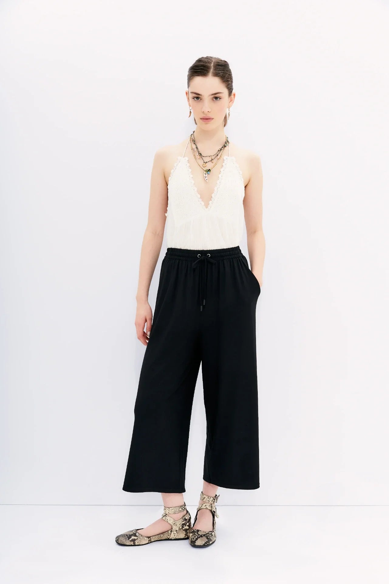 PANTALON CROP FLAME