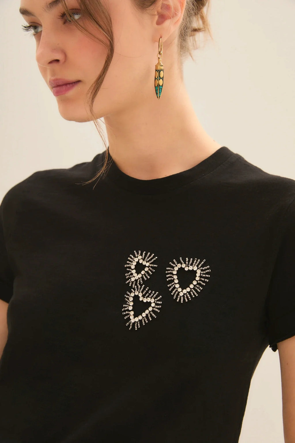 REMERA MINI HEARTS