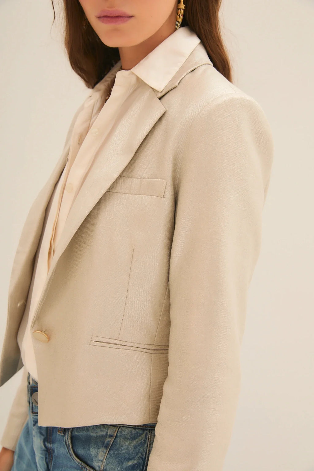 SACO LINEN SHINE CROP