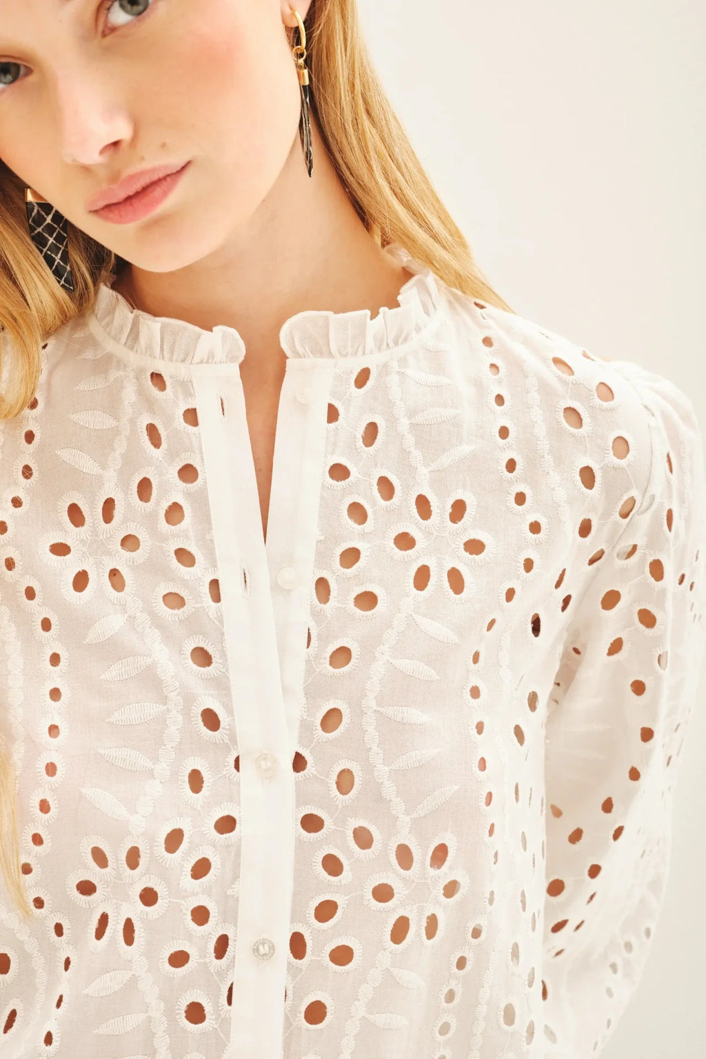 CAMISA LEAF LACE