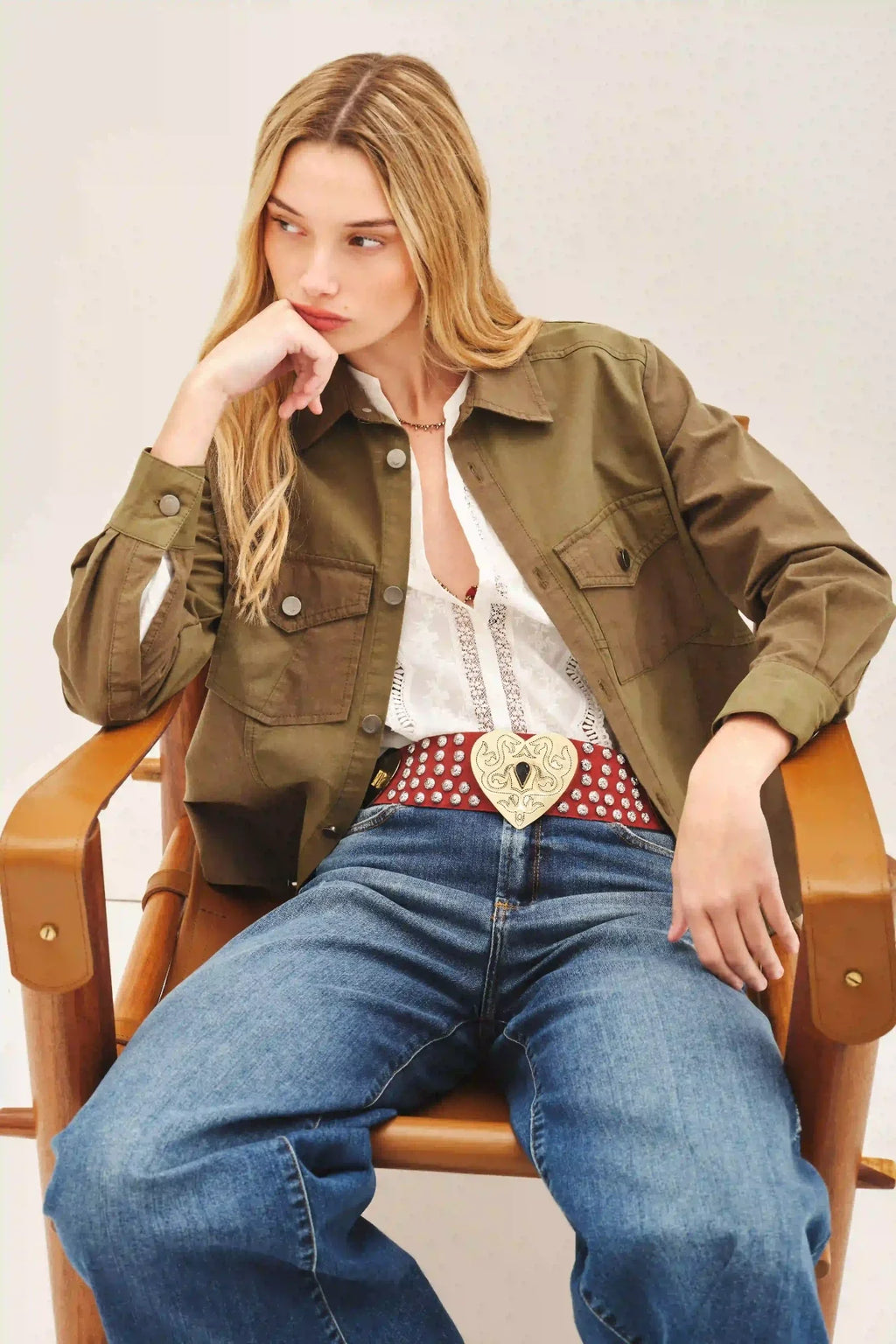 CAMPERA MILITARY PATCH