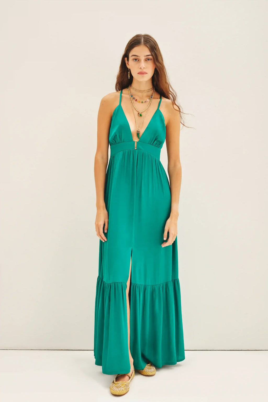 VESTIDO TANYA LONG PLAIN