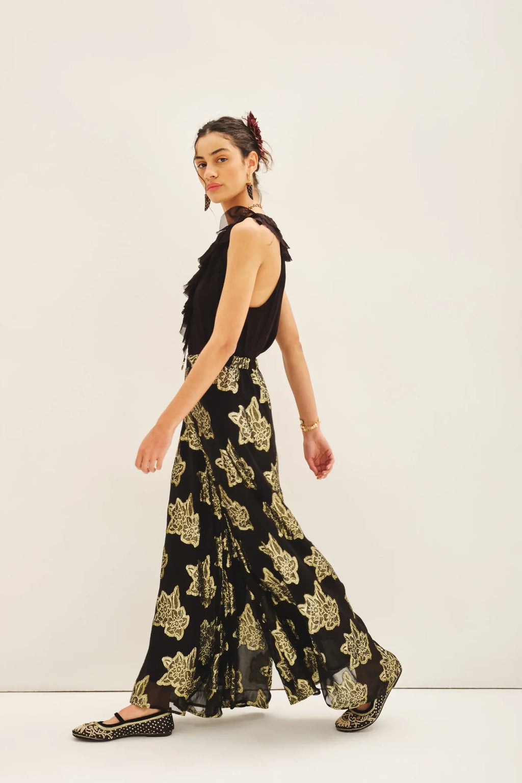 PANTALON PIERRE JACQUARD