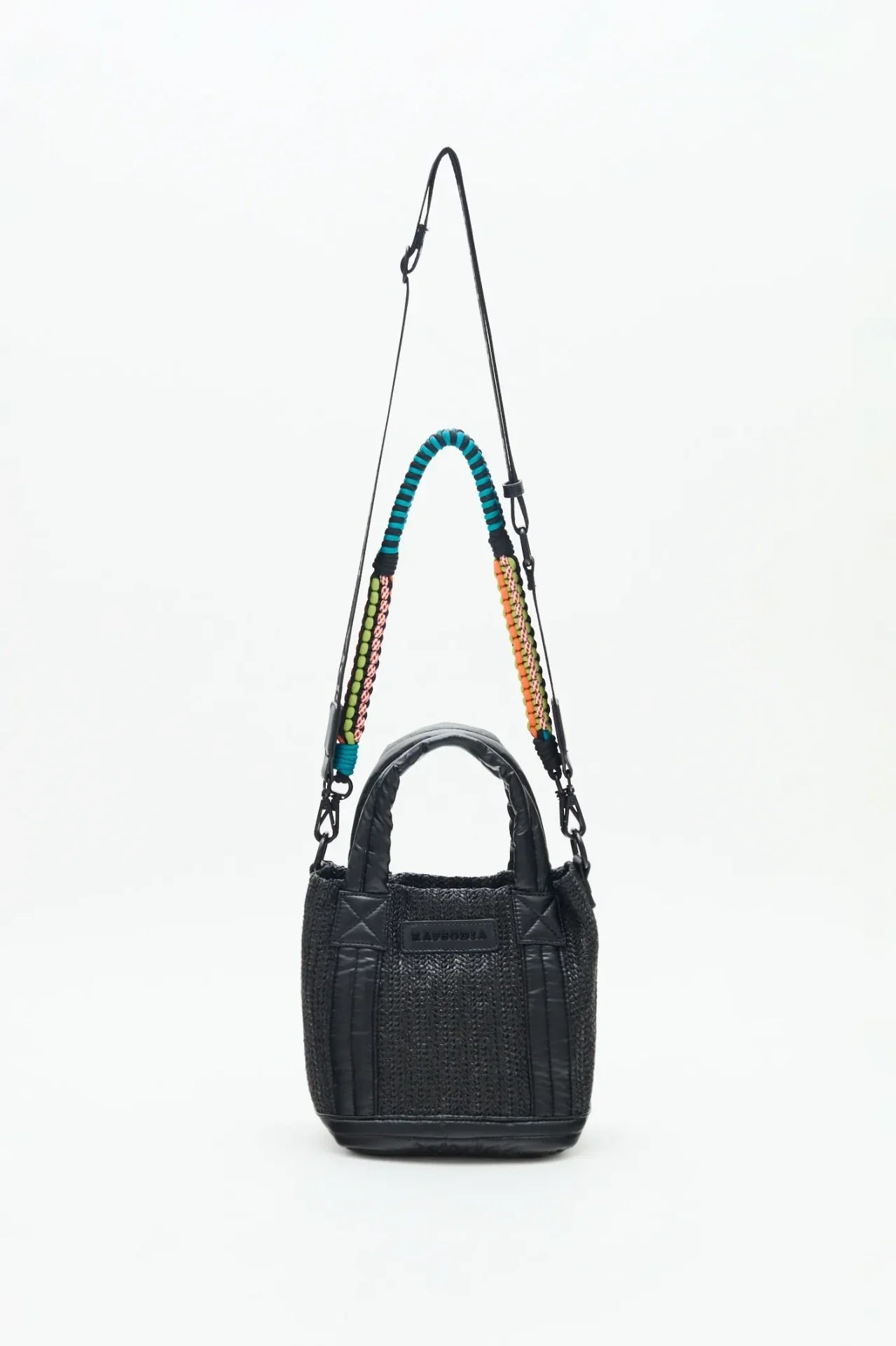 CARTERA TOTE MINI RAFIA