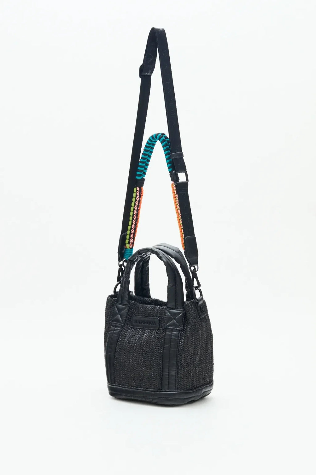 CARTERA TOTE MINI RAFIA