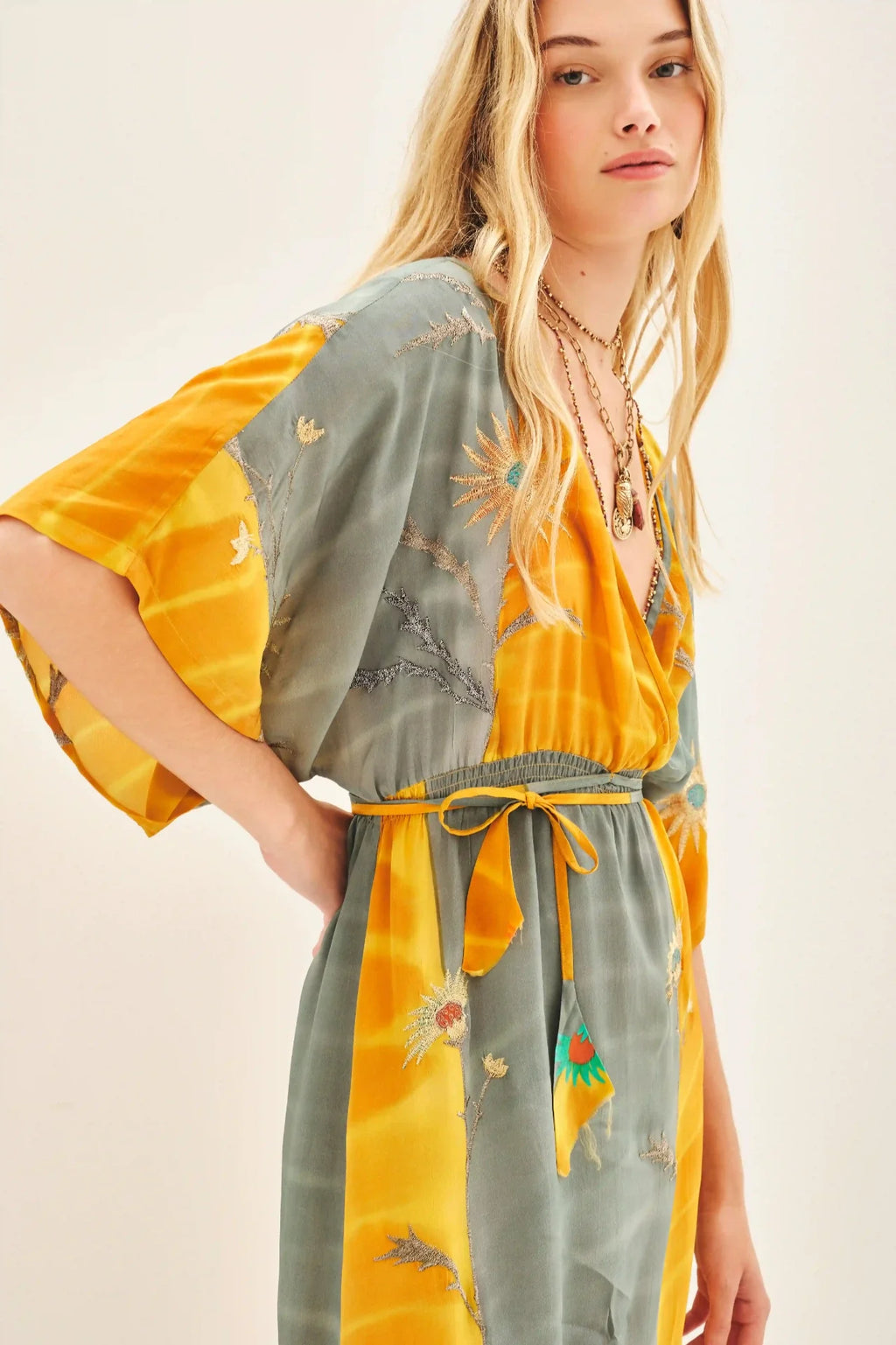 VESTIDO KIOTO SAREE FLOWER